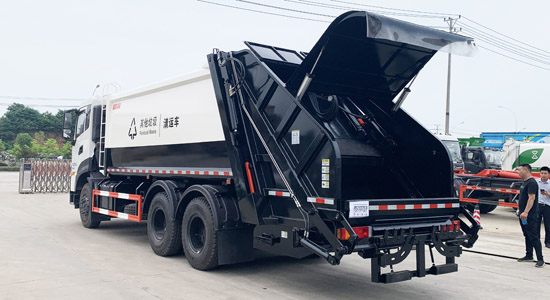 東風(fēng)天龍25噸級壓縮式垃圾車