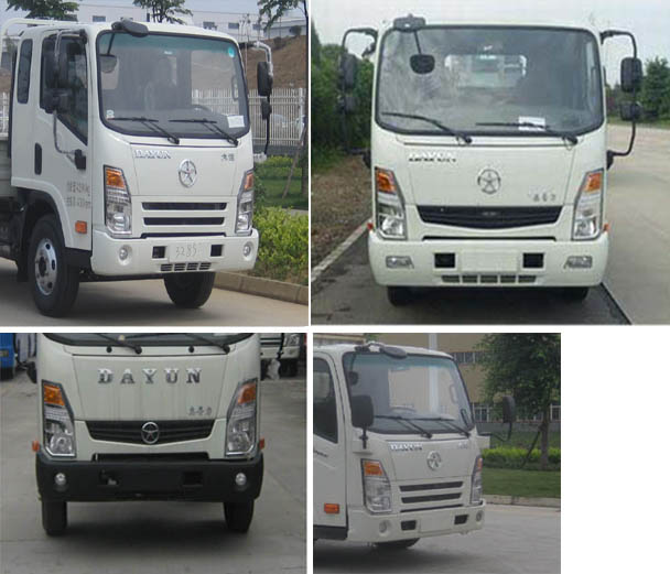 大運(yùn)勾臂式垃圾車五方