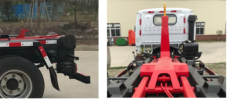 小多利卡勾臂式垃圾車(chē)