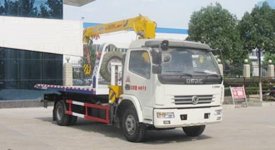 東風(fēng)平板帶吊清障車