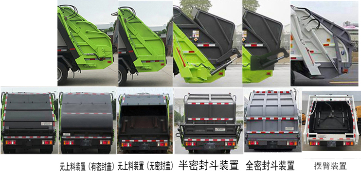 帝王環(huán)衛(wèi)牌HDW5082ZYSQL6型壓縮式垃圾車