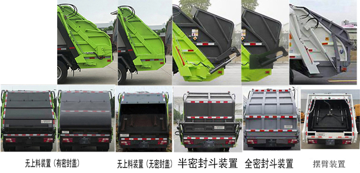 帝王環(huán)衛(wèi)牌HDW5080ZYSJX6型壓縮式垃圾車
