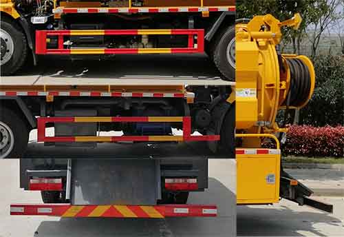 東風(fēng)福瑞卡12方清洗吸污車☆邊掛