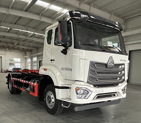 重汽豪沃勾臂式垃圾車-20噸